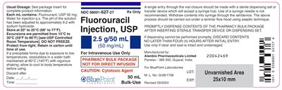Fluorouracil Inj USP 2.5g-50ml Label Rev 09-2024.jpg Vial Label - Fluorouracil Inj USP 2.5g 50ml Label Rev 09 2024